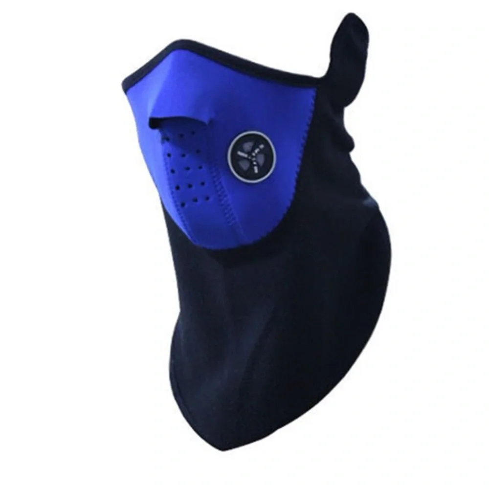Unisex Blue Outdoor Winter Cycling Ski Face Mask